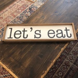 Kitchen sign